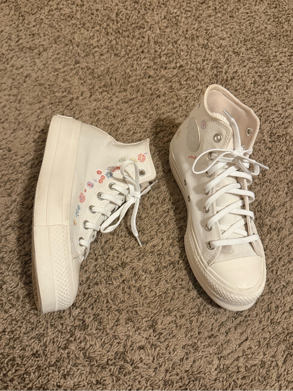 Converse Chuck Taylor All Star Move Platform High Top Floral Things to Grow Size
